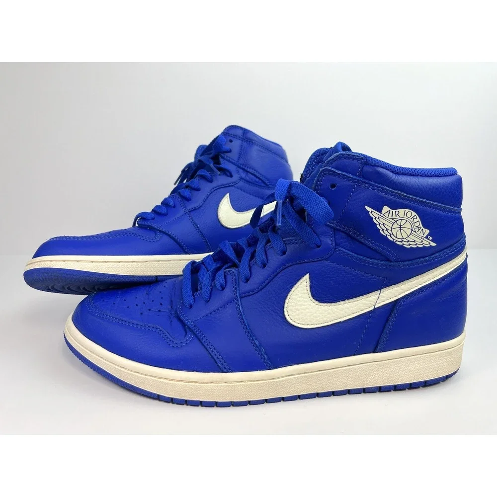 Nike Air Jordan 1 Retro High OG Hyper Royal Men's Size 12 Shoes 555088-401
